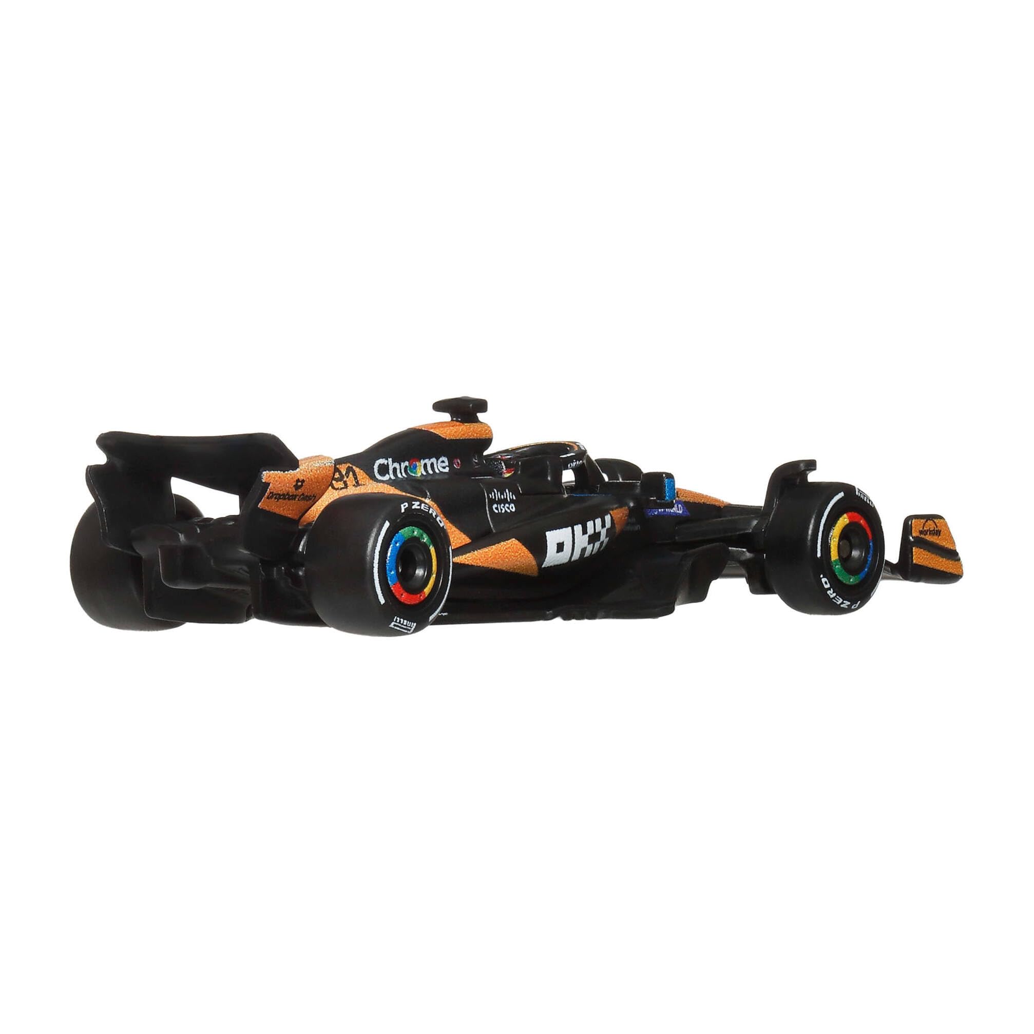Hot Wheels Formula 1 McLaren Oscar Piastri #81 Die-Cast Car | 1:64 Scale Metal/Metal | Real Riders Tyres 3