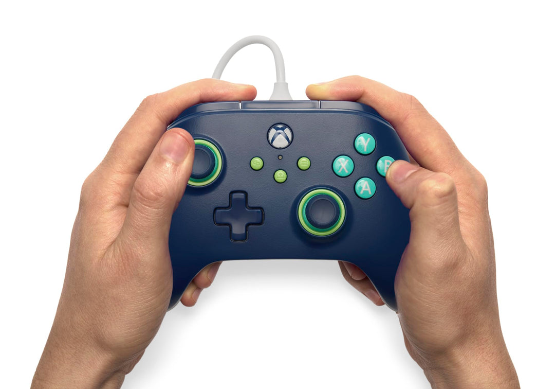 PowerA Wired Controller for Xbox Series X|S, Xbox One, PC - Officially Licensed Gamepad with Dual Rumble, Impulse Triggers, 10 ft USB-C Cable