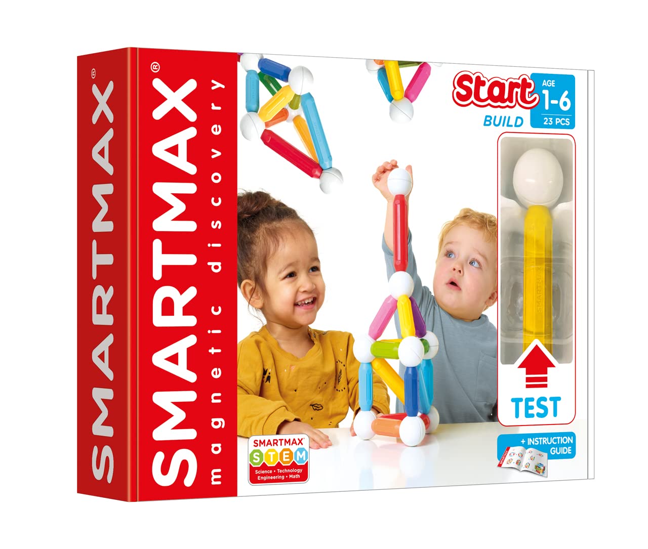 SMARTMAX Start Magnetic Discovery Construction Set - Educational Building Toy for Ages 1-6 1