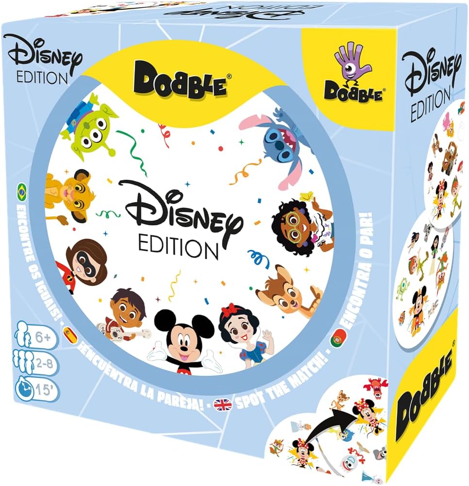 Asmodee Disney Dobble Family Card Game (ASMDOBDS10008ML4)