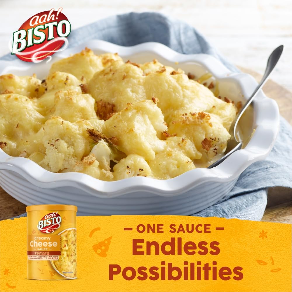 Bisto Cheese Sauce Mix - Thick, Creamy & Delicious | 170g Drum 4