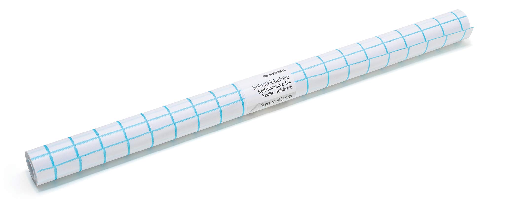 HERMA Self Adhesive Book Cover Film Roll - Clear | 3m x 40cm | Archive Quality PP