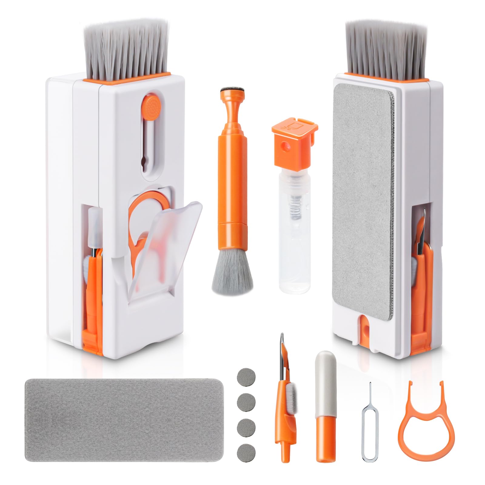 Alyvisun 11 in 1 Multifunctional Keyboard Cleaning Kit for Electronics | Orange 1