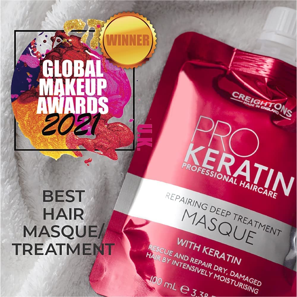 Creightons Pro Keratin Repairing Deep Treatment Masque - Intensive Repair for Dry, Damaged Hair | 100ml