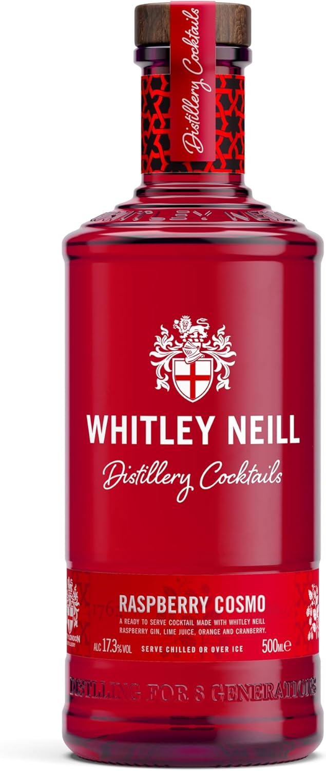 Whitley Neill Ready to Serve Raspberry Cosmo Cocktail 50cl