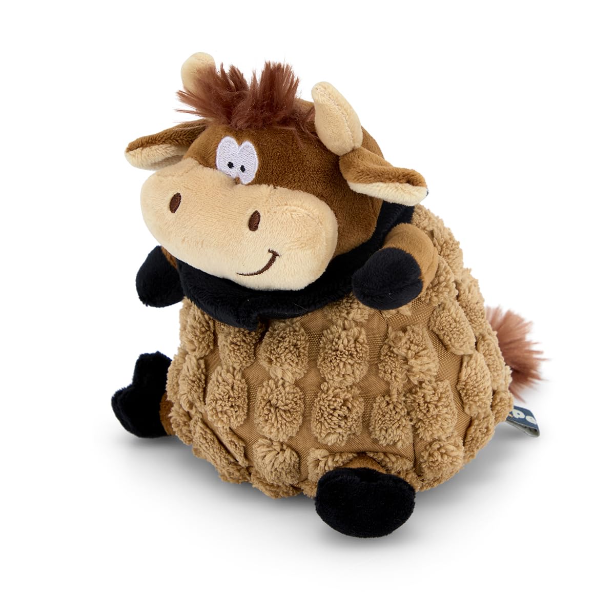 Petface Farmyard Buddies Chunky Cow Dog Toy | Small Size | Lightweight & Portable 3