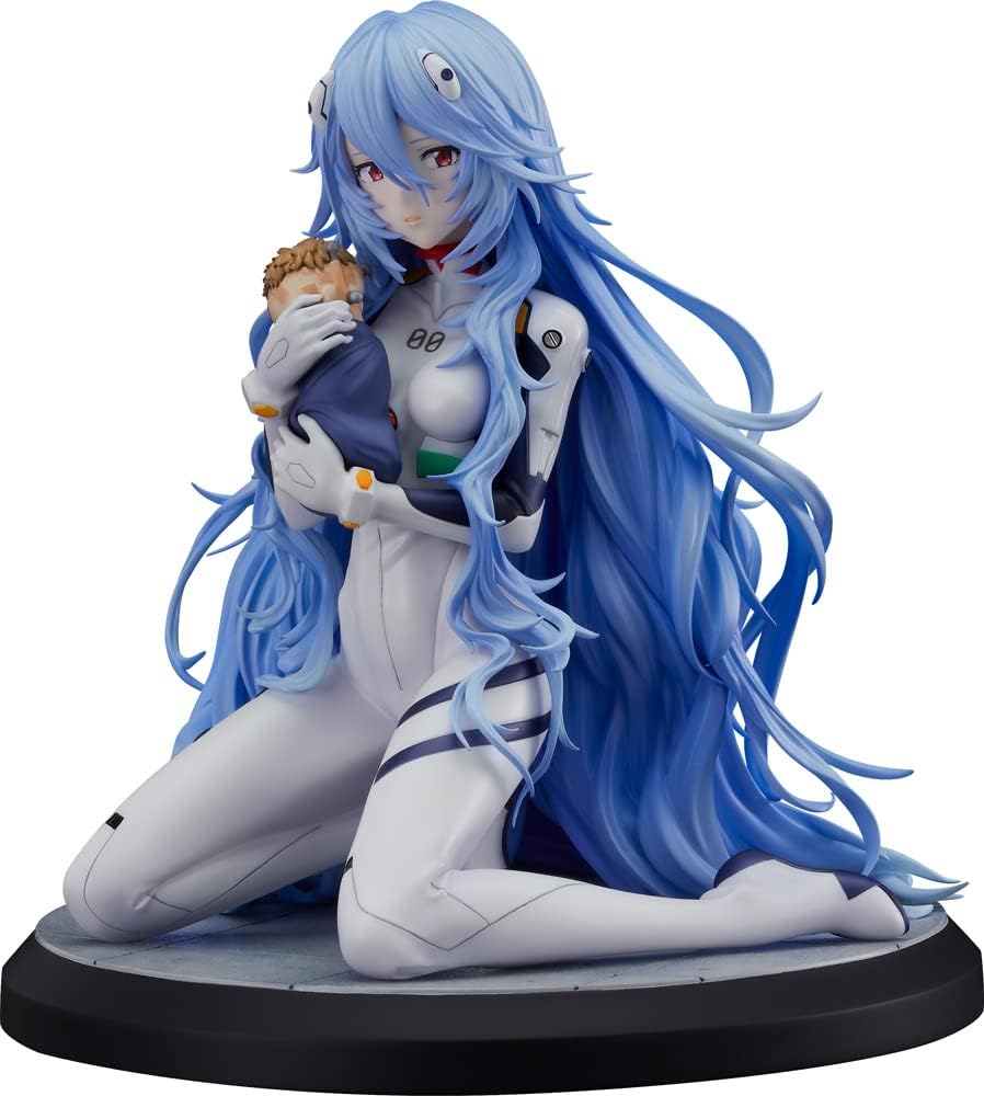 GOODSMILE Rebuild of Evangelion - Rei Ayanami Cheveux Longs - Statuette 16cm