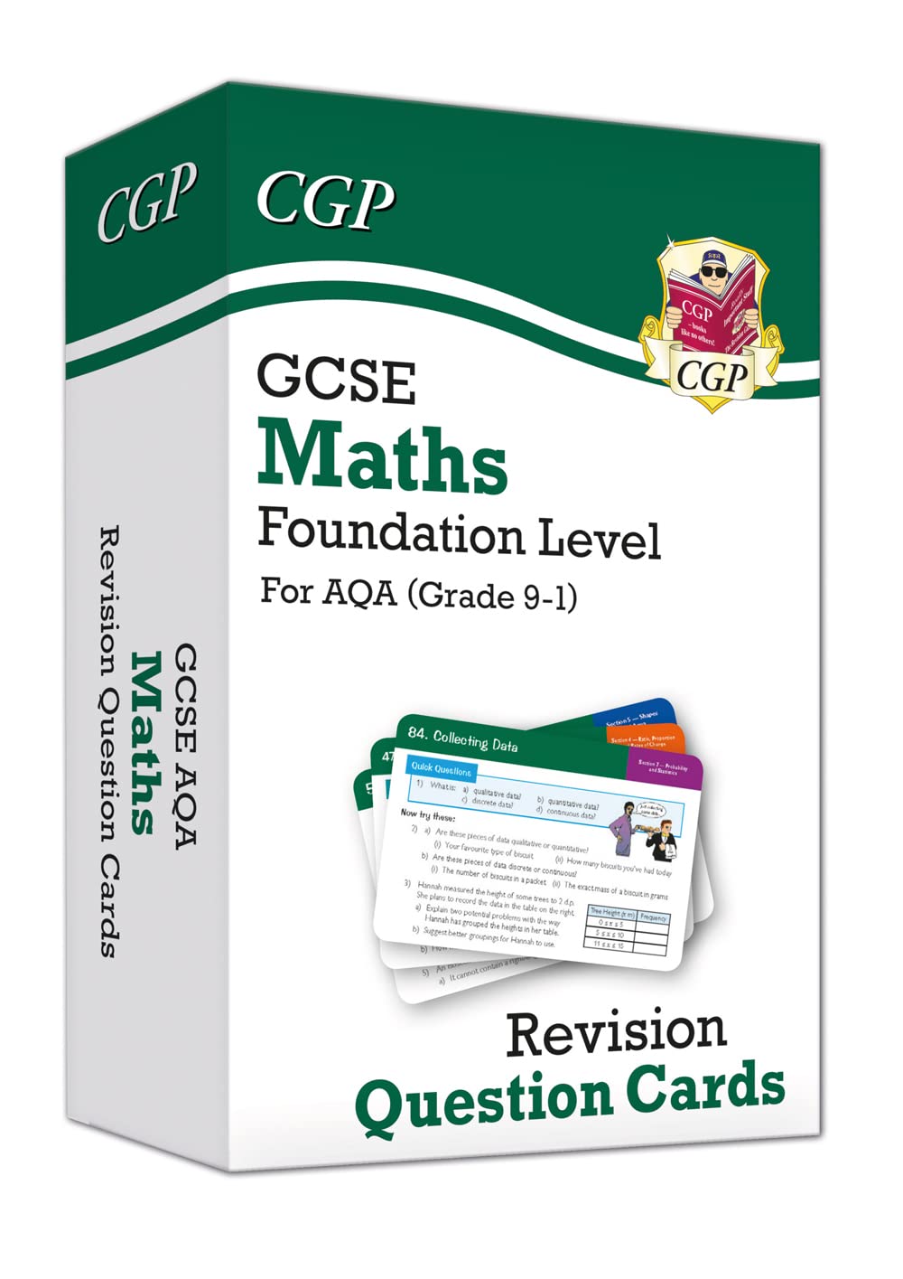 CGP GCSE Maths 9-1 Revision Question Cards - Foundation Arithmetic | Ages 15-16 | 96 Pages