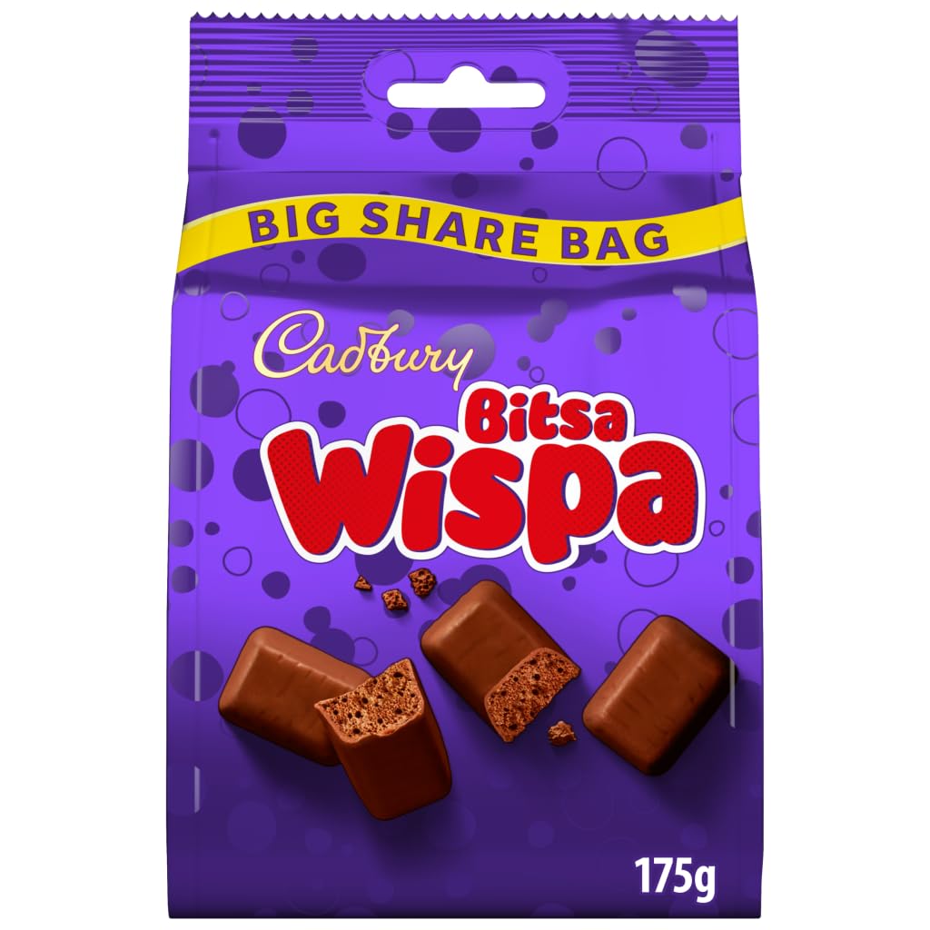 Cadbury - Bitsa Wispa Big Share Bag (175g) 1