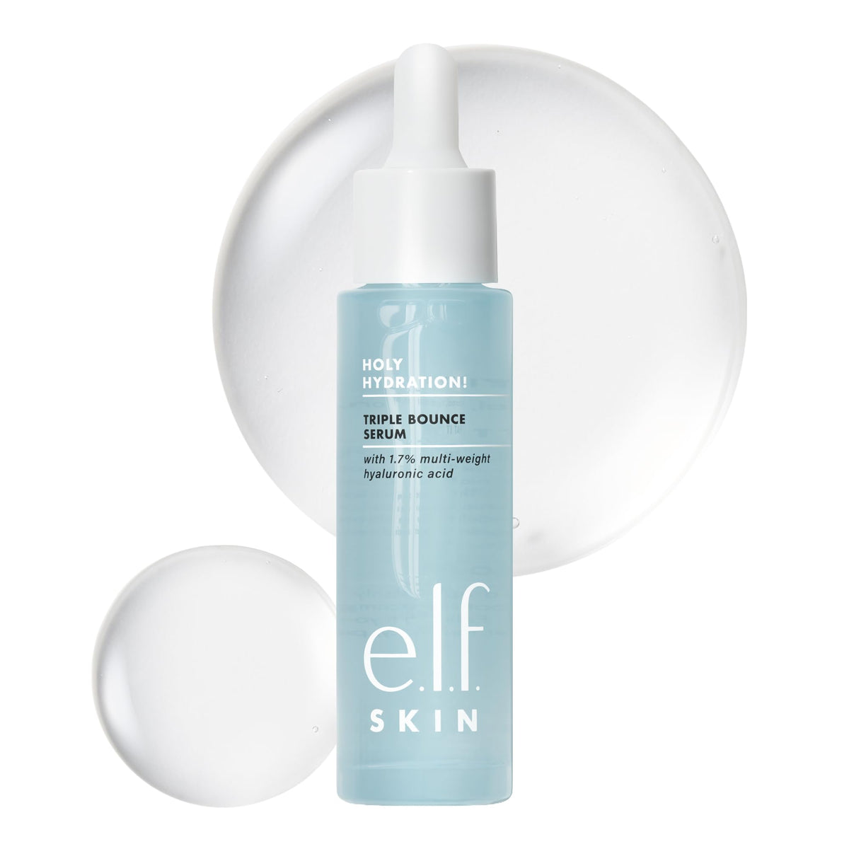 e.l.f. SKIN Holy Hydration! Triple Bounce Serum - 1.7% Hyaluronic Acid | Hydrating, Plumping | 30ml