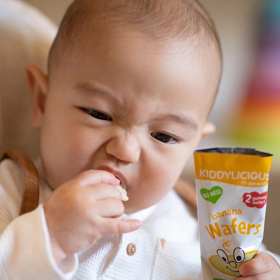 Kiddylicious - Blueberry Rice Wafers Gluten & Dairy Free Baby Snack 2