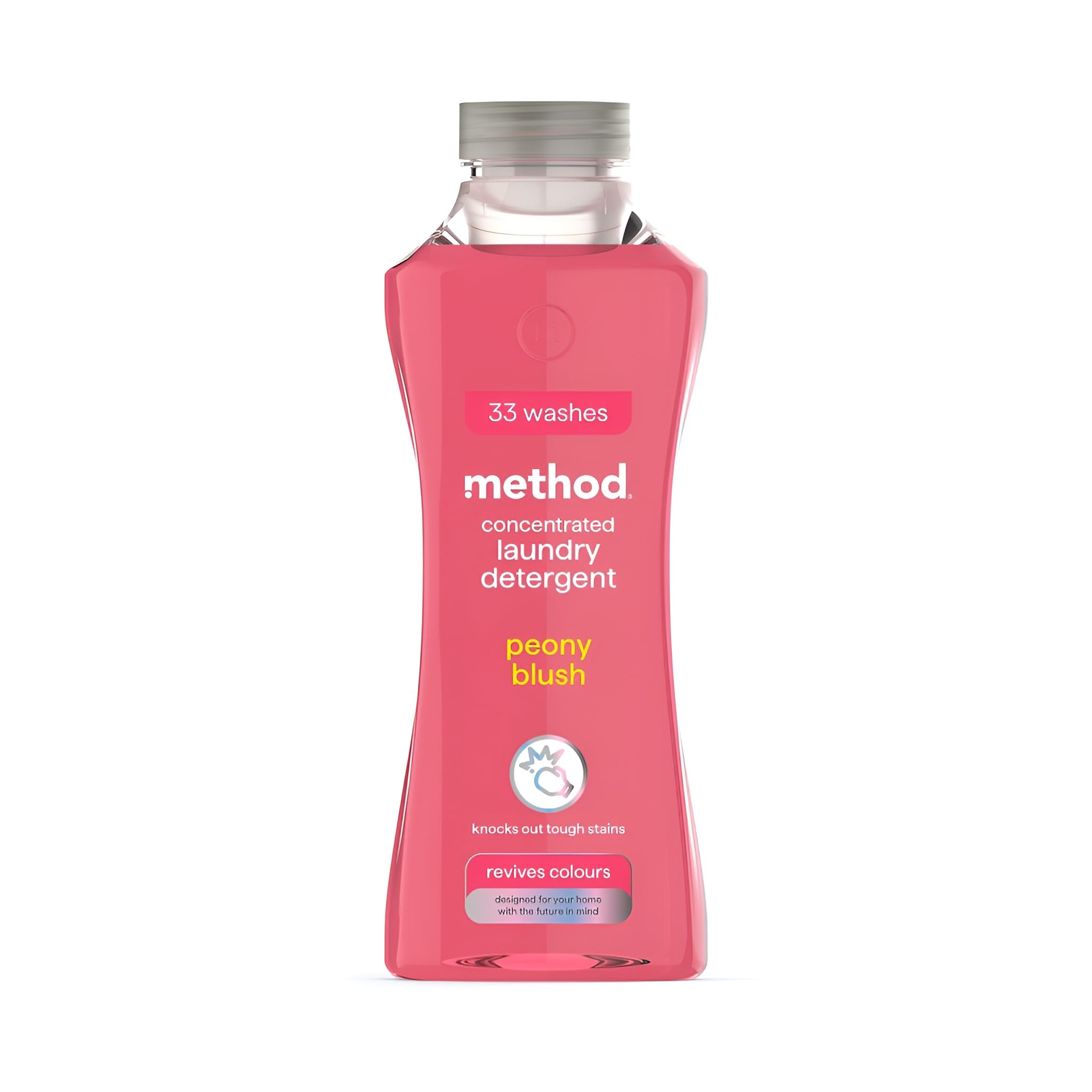 Method Concentrated Laundry Detergent - Fresh Peony Blush Scent | 990 ml | Biodegradable 1