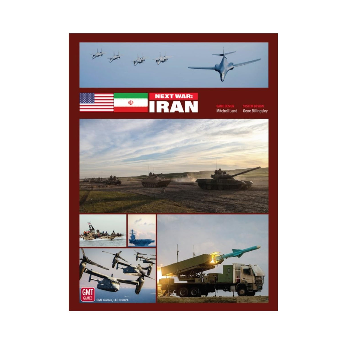 GMT Games Next War: Iran Standard Edition Board Game - 1-2 Players, Ages 14+