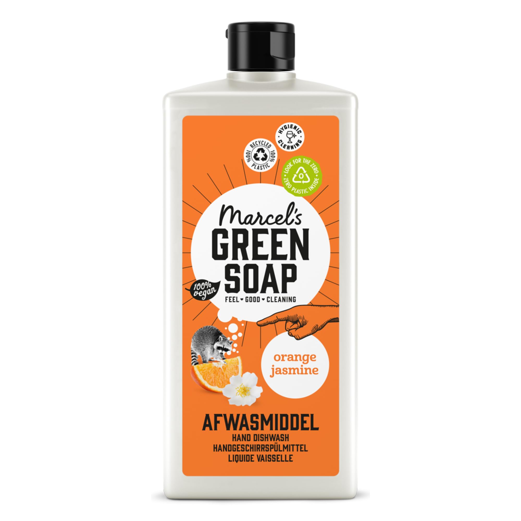Marcel's Green Soap Washing-Up Liquid Orange & Jasmine - 500 ml - Plant-Based & Biodegradable 1