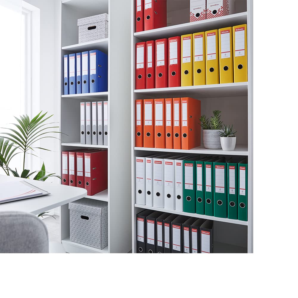 Esselte ECO Lever Arch File - A4 75 mm | Turquoise | Standard Mechanism 7