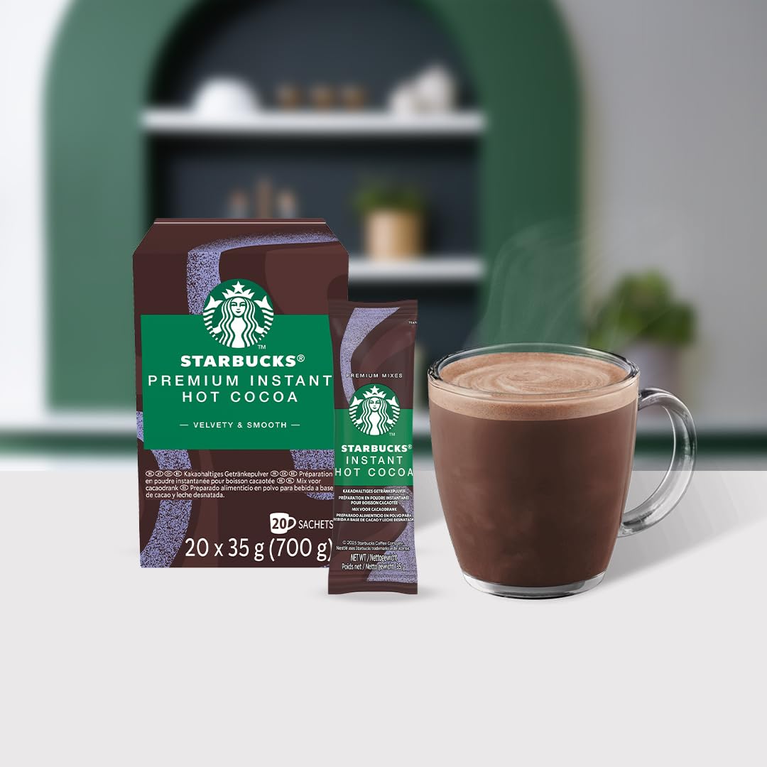 STARBUCKS Premium Instant Hot Chocolate Sachets - 20 x 35g 14