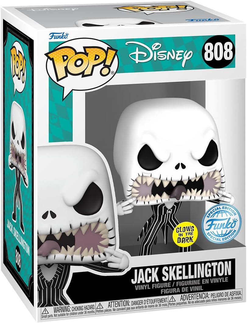 Funko Pop! & Tee: Disney - Jack Skellingtonkellington - Small - (S) - Disney: the Nightmare Before Christmas - T-Shirt - Clothes With Collectable Vinyl Figure