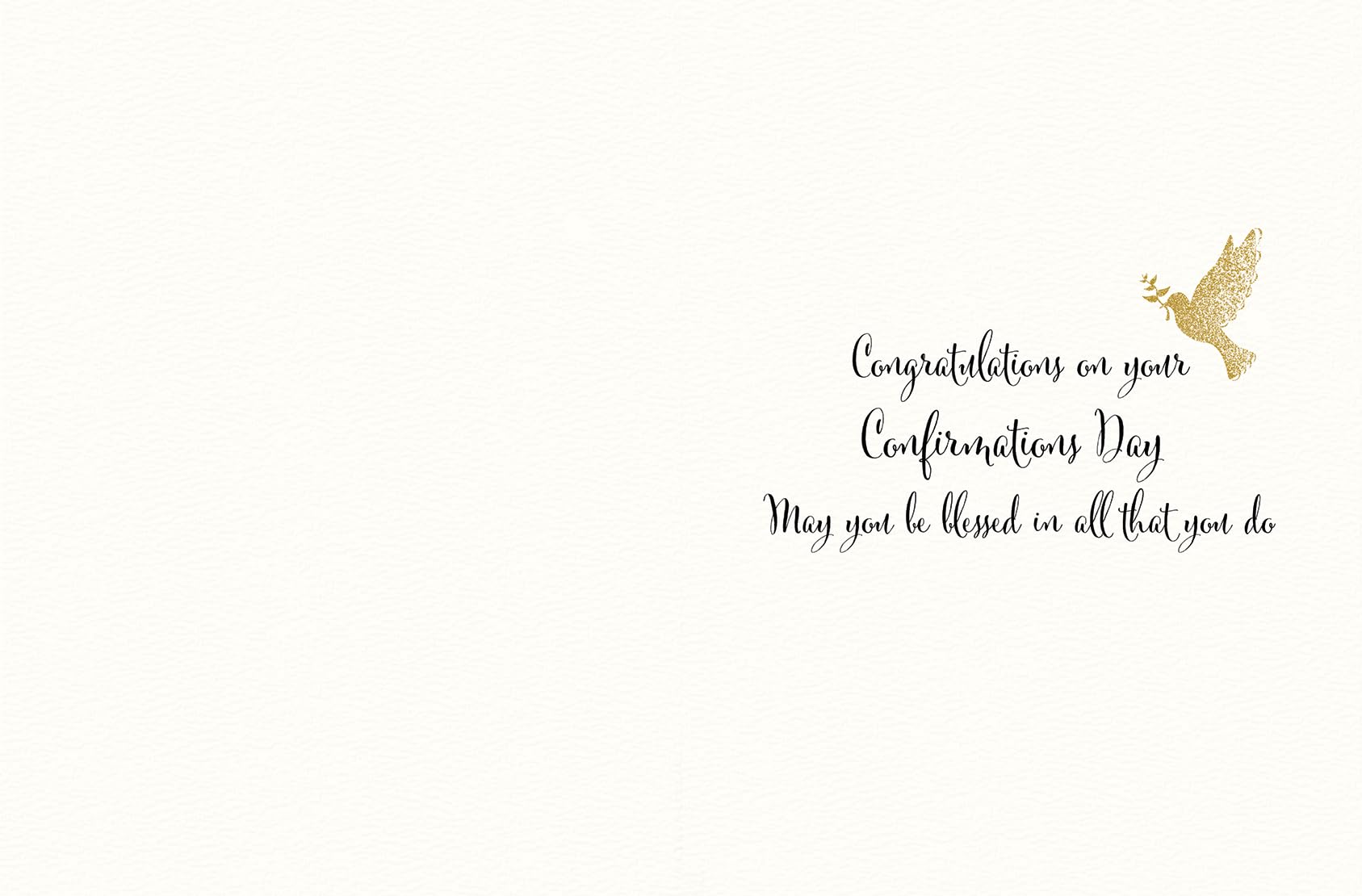 Piccadilly Greetings Confirmation Day Card | 8 x 6 Inches | Multicolor
