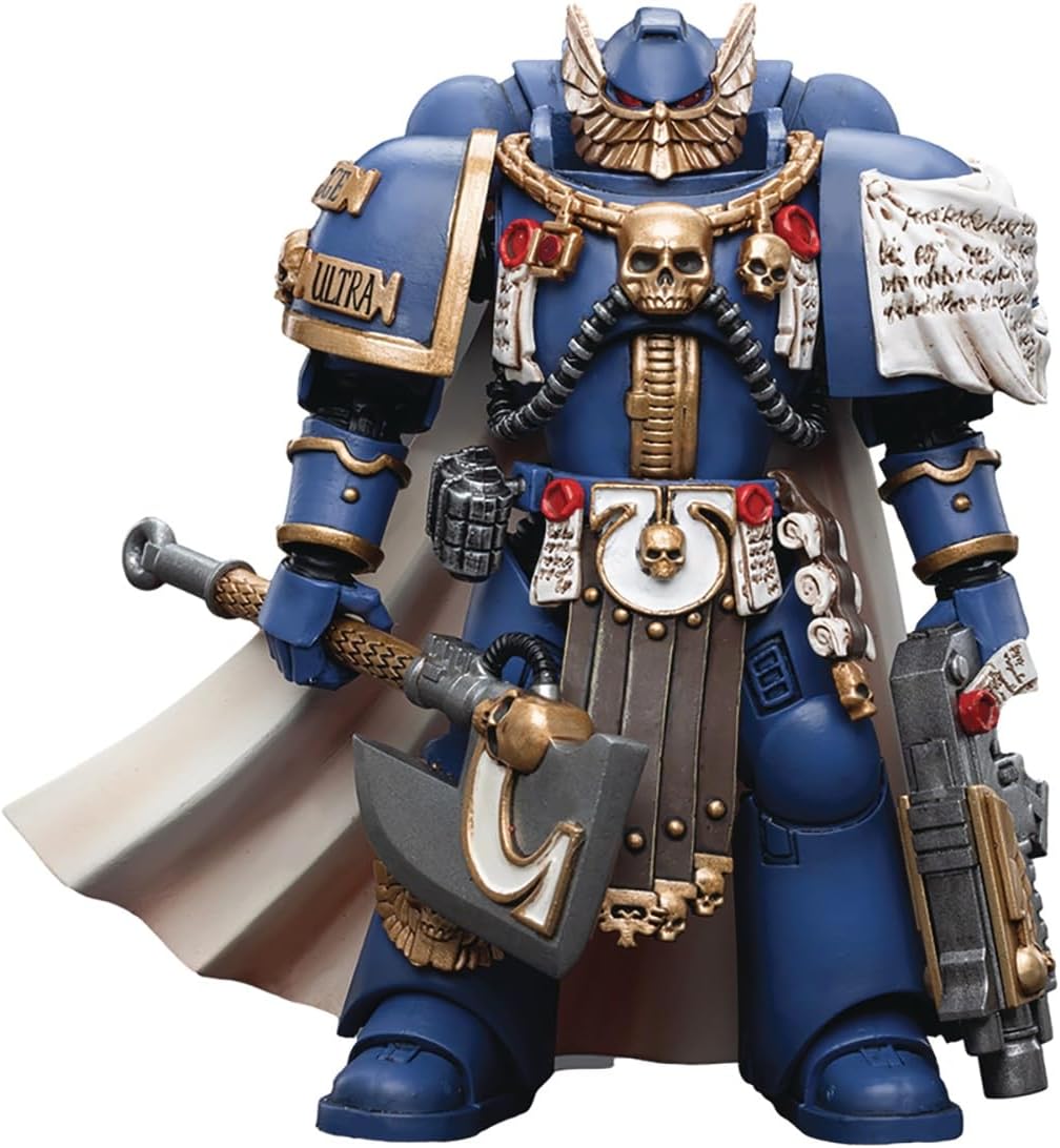 JoyToy Bloomage Tech - WH40K Ultramarines Honour Guard 1/18 Scale Figure - Highly Detailed Collectible for Ages 15+