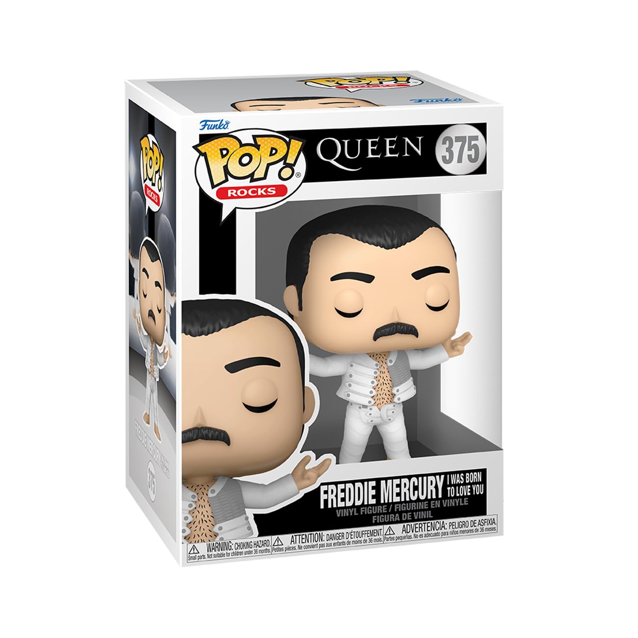 Funko Pop! Rocks: Freddie Mercury (I Was Born to Love You) Vinyl Figure | Approx. 3.75 in 1