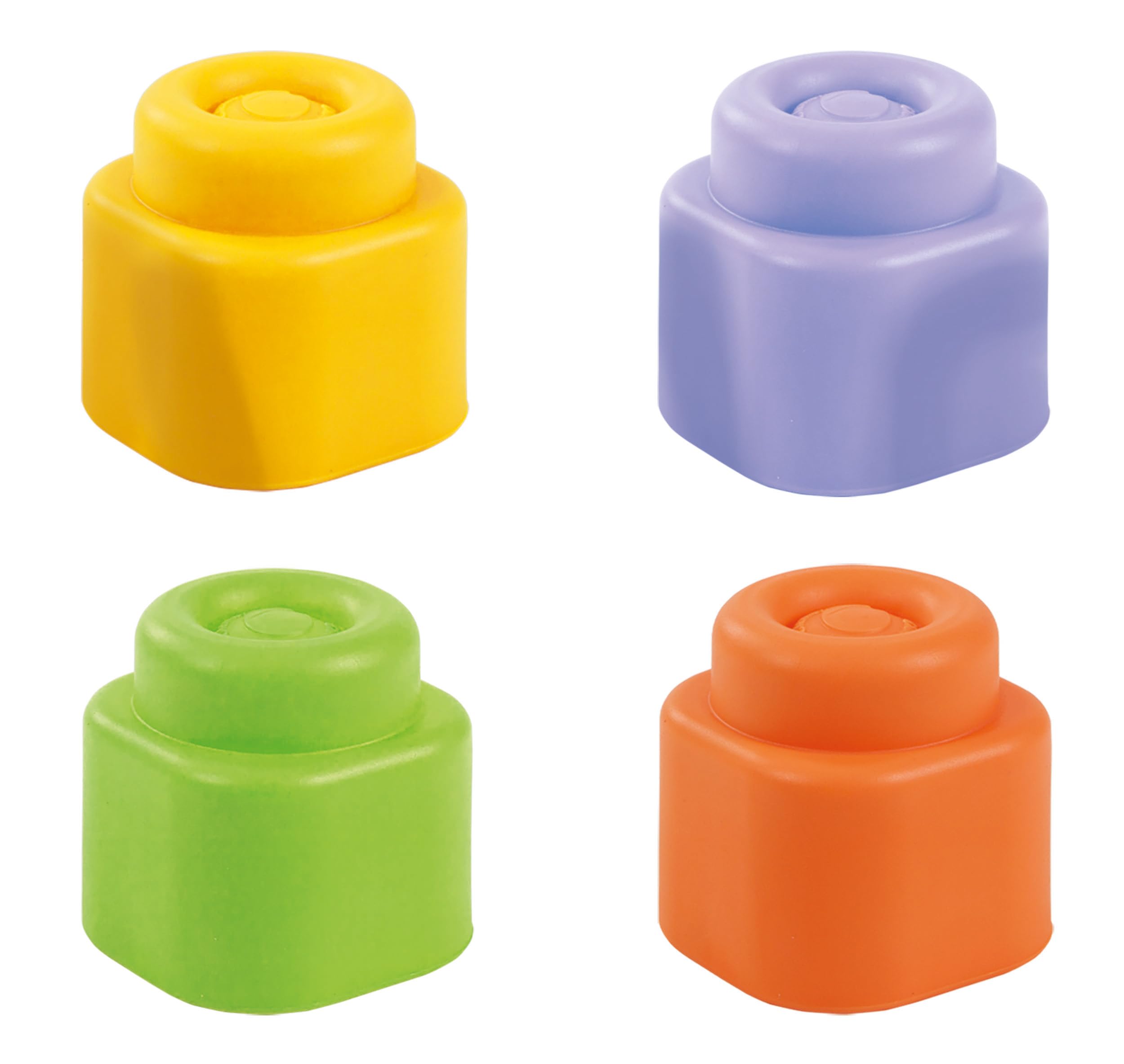 Clementoni Baby Sensory Cube - Soft Building Blocks for Kids 6 Months+ 12