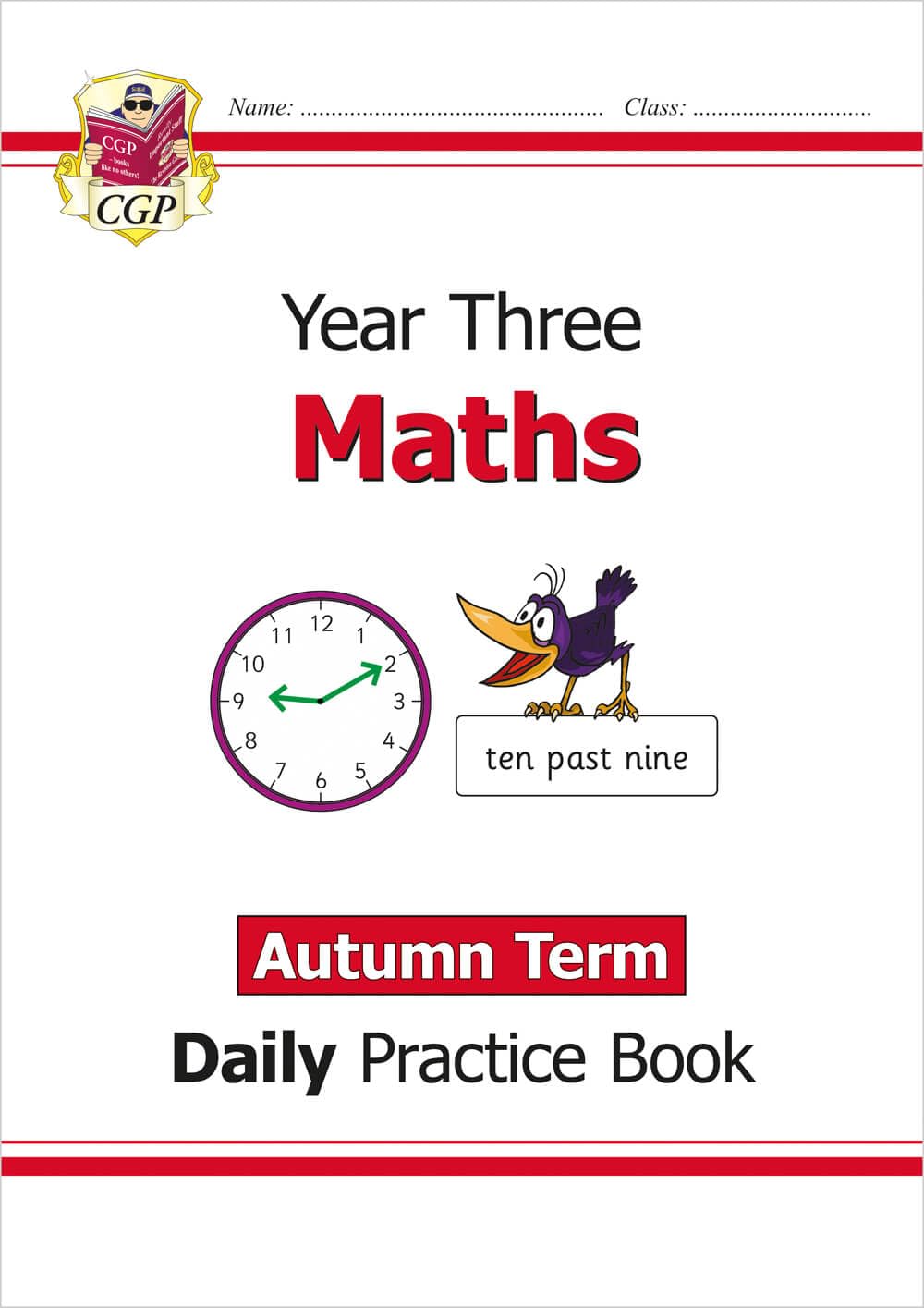 CGP Books Year 3 Autumn Term Maths Study Aid - Ages 6-9 | 68 Pages | Paperback