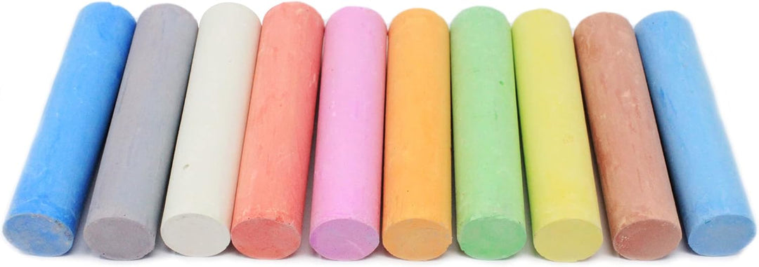 Bright Ideas PK52 Giant Playground Chalk - Assorted Colours for Outdoor Fun