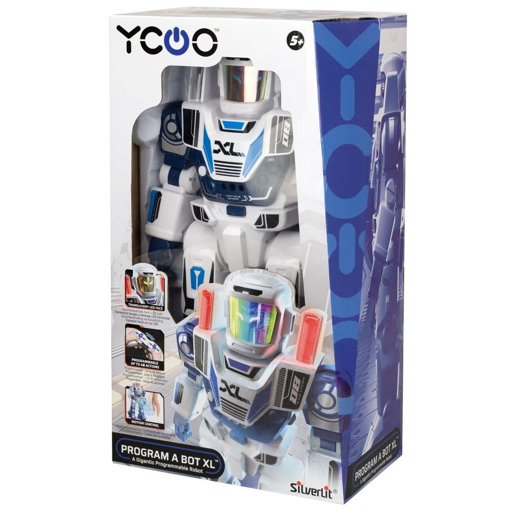 SilverLit Program a Bot XL Programmable Robot - 40cm Tall, 48 Commands, 3 Control Modes 8