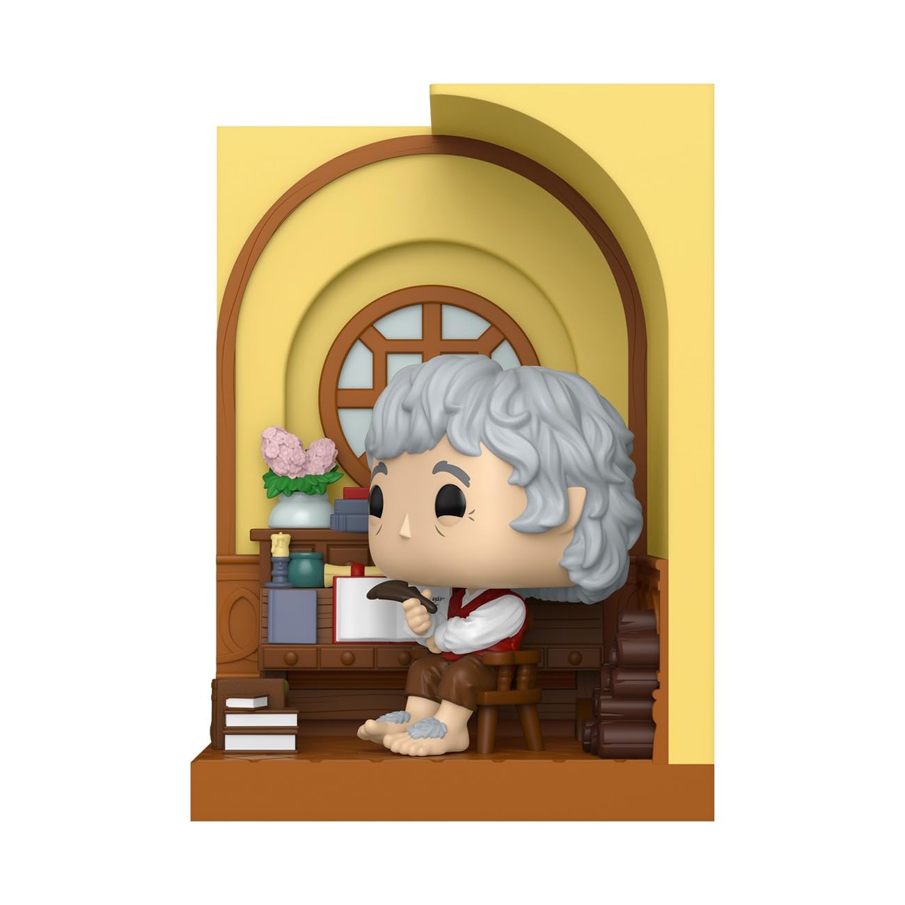 Funko POP! Lord of the Rings - Bilbo Baggins in Bag-End Chibi Figure | Vinyl | 3.75 Inches 2