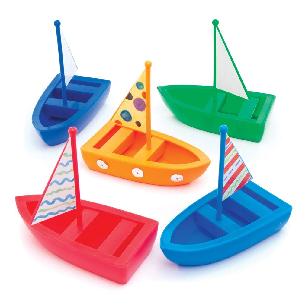 Baker Ross AW520 Make Your Own Boat Kit - Creative Craft Activity for Kids (Pack of 5) 2