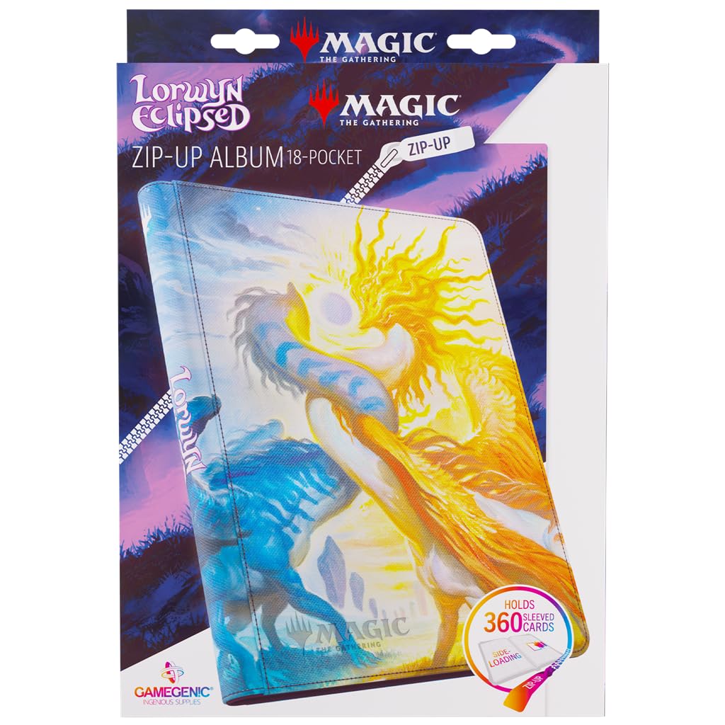 Gamegenic Zip-Up Album - 360 Card Capacity | Full-Art Lorwyn Eclipsed | Acid-Free Protection 1