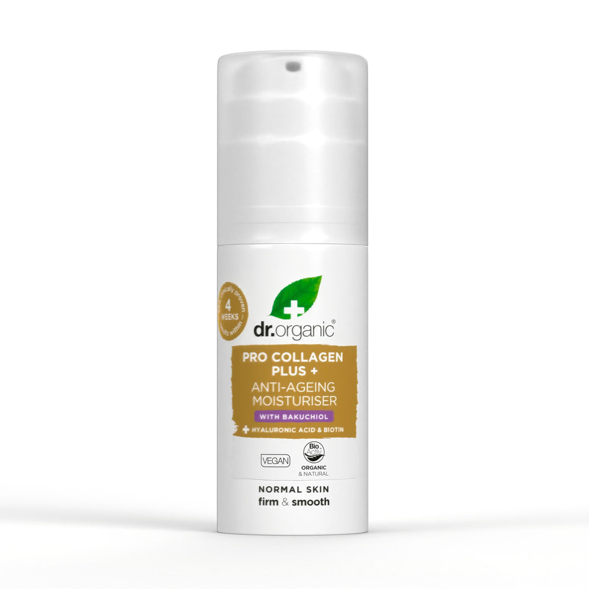 Dr. Organic Pro Collagen Plus Bakuchiol Face Moisturiser - 2 x 50 ml