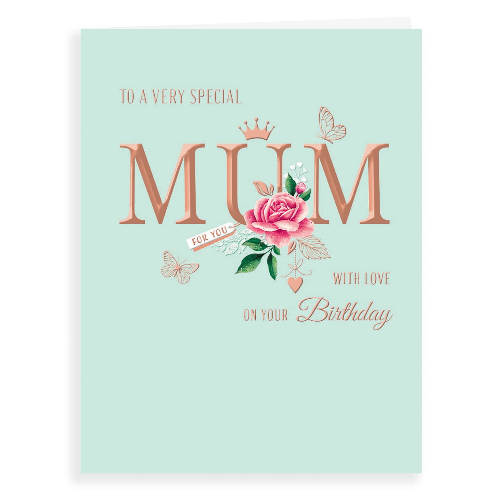 Piccadilly Greetings Avant Garde Studios Classic Birthday Card for Mum | 8 x 6 Inches | Green 1