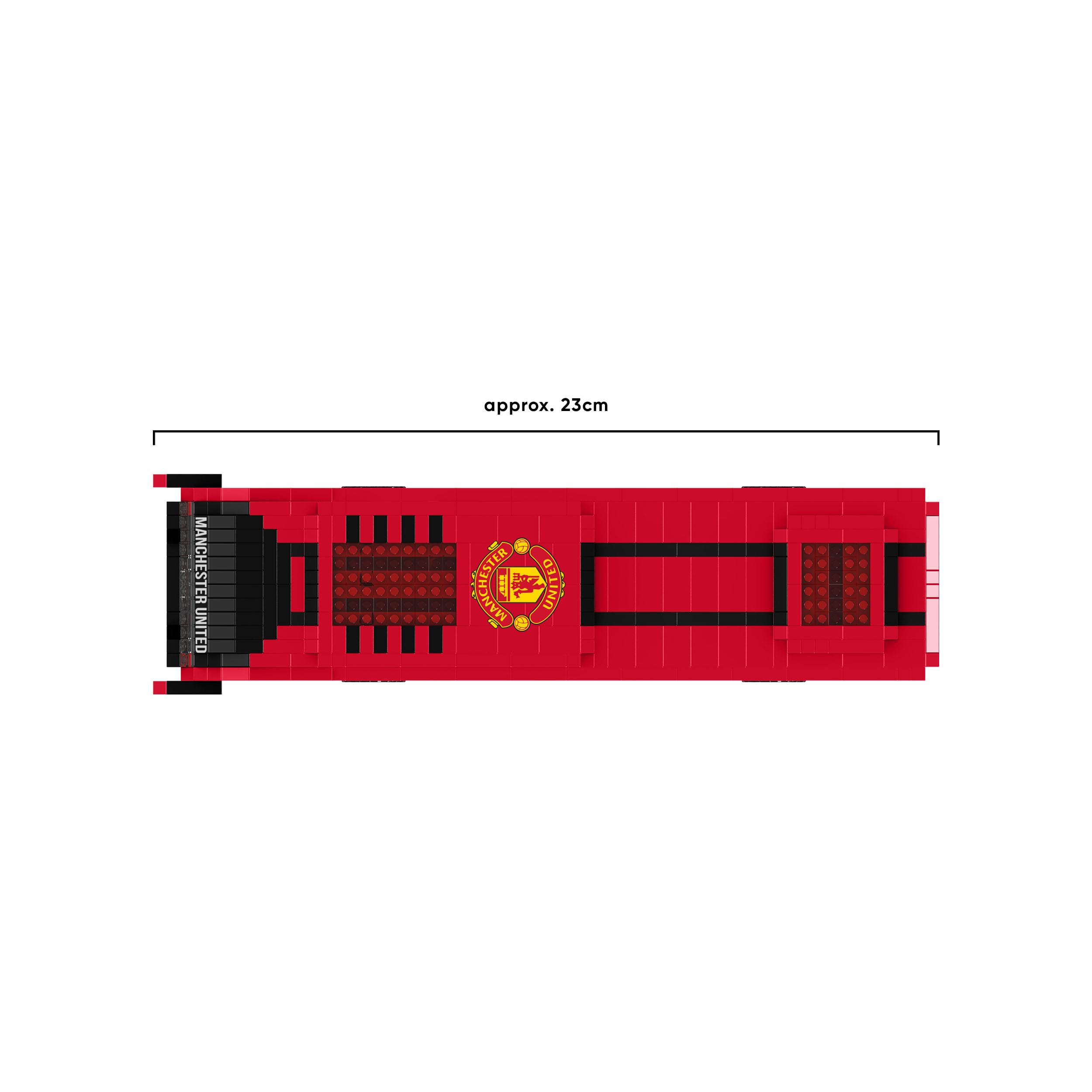 FOCO BRXLZ Manchester United FC Football Coach 3D Building Set | 1347 Pieces | Ages 12+ 3