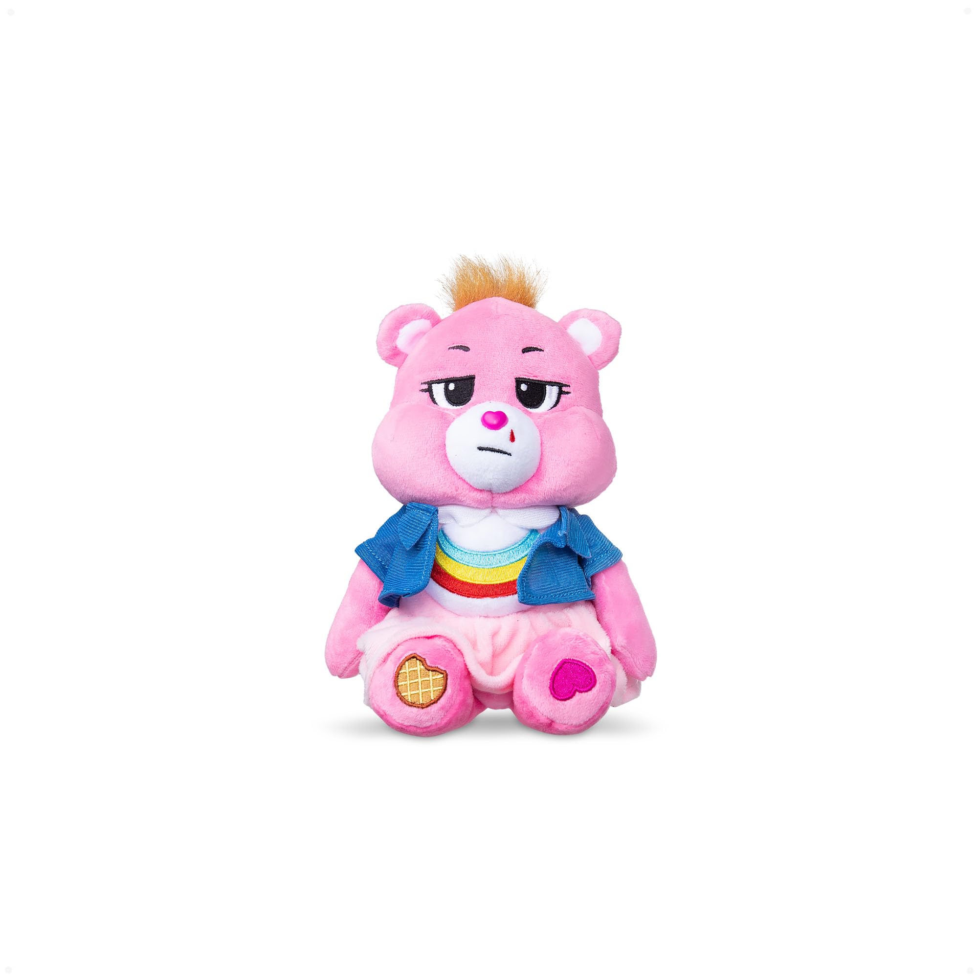 Care Bears Cheer Bear as Eleven Plush Toy - 22 cm | Stranger Things Collaboration | Ages 4+ 1