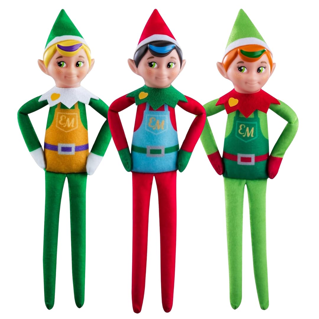 Elf Mates Triple Pack - Kindness, Cheer, and Love - Official The Elf on the Shelf Plush Set 1