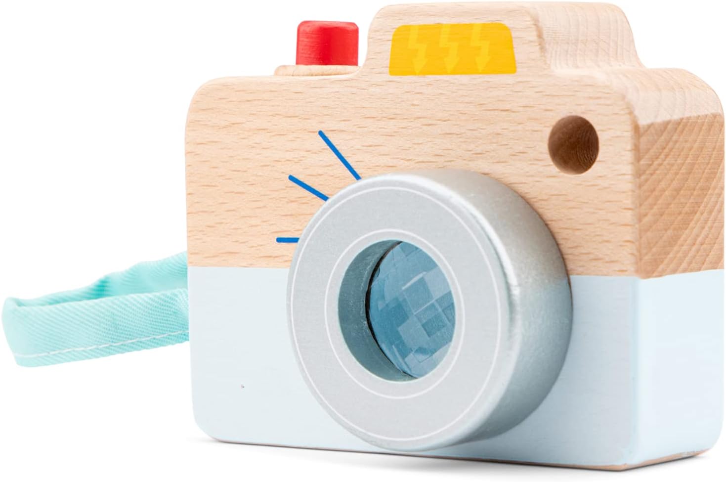 New Classic Toys Wooden Camera - Educational Color Perception Toy for Toddlers 18 Months+ 1