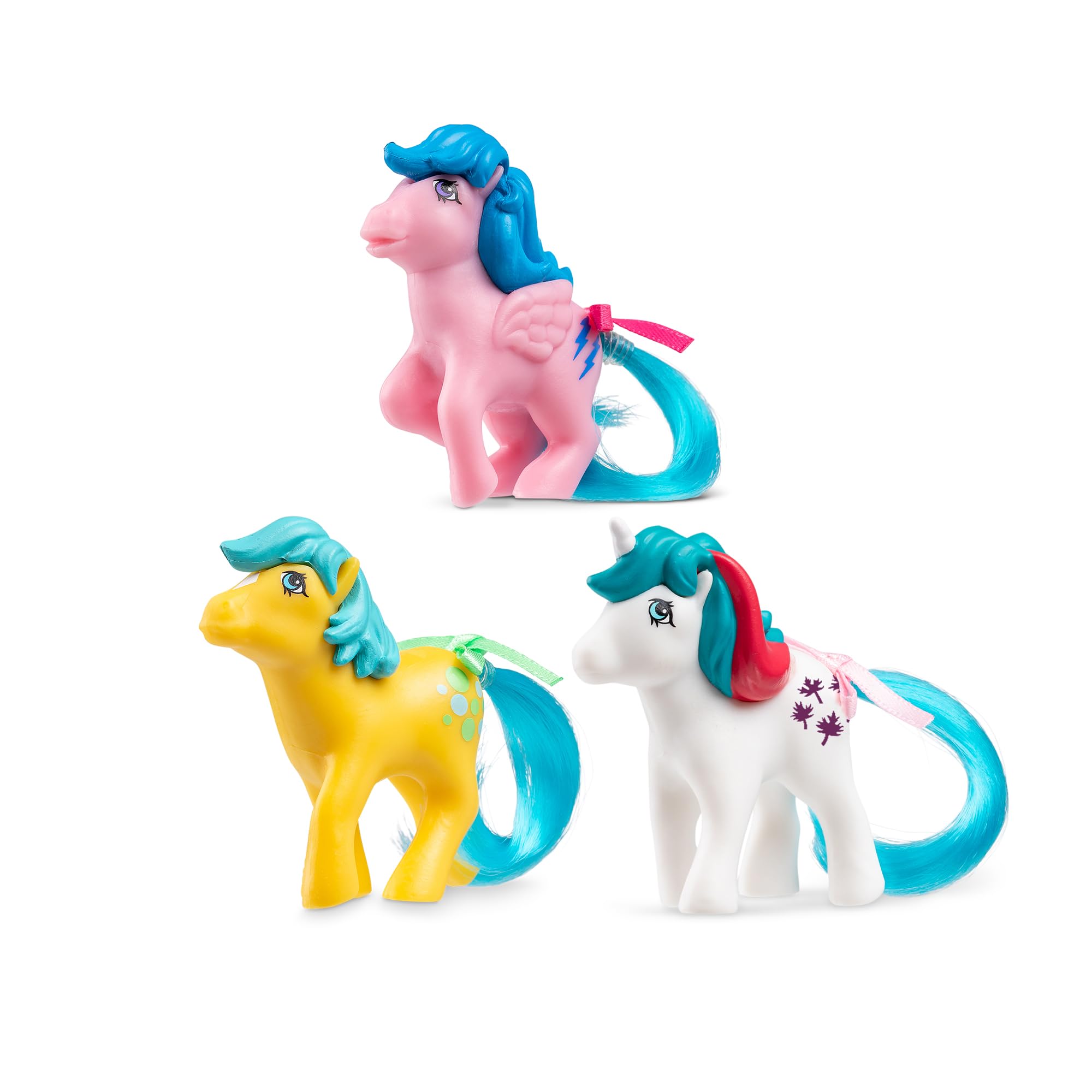 Basic Fun My Little Pony Mini Classics - 3 Pack | 2 Inch Figures | Generation 1 Inspired 2
