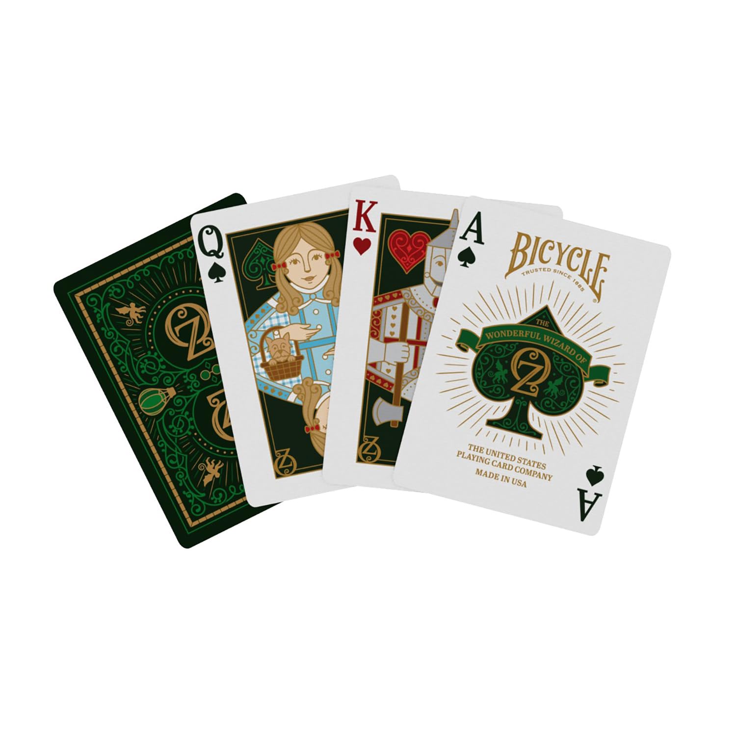 Bicycle - Wizard of Oz Playing Cards, Gold Foil Tuck Case, Custom Oz-Inspired Deck 2