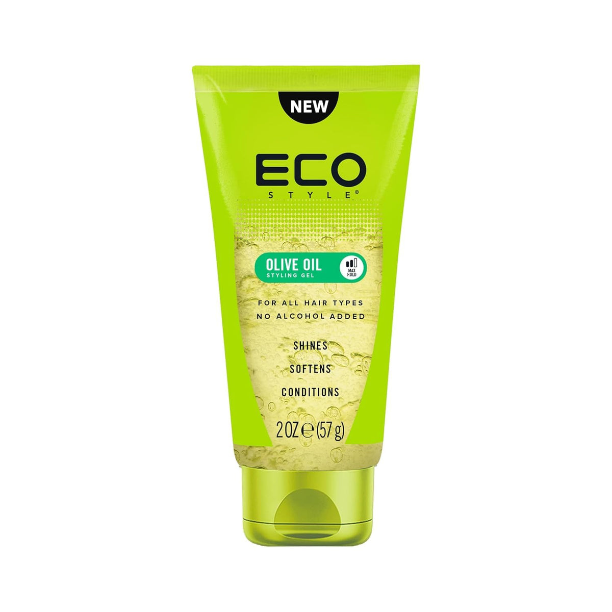 Eco Style Olive Oil Hair Gel - Travel Size, Superior Hold, Moisturizing | 56g