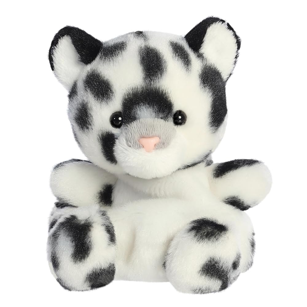 AURORA Palm Pals Kaia Snow Leopard - 13cm Soft Toy | White | Suitable from Birth 1