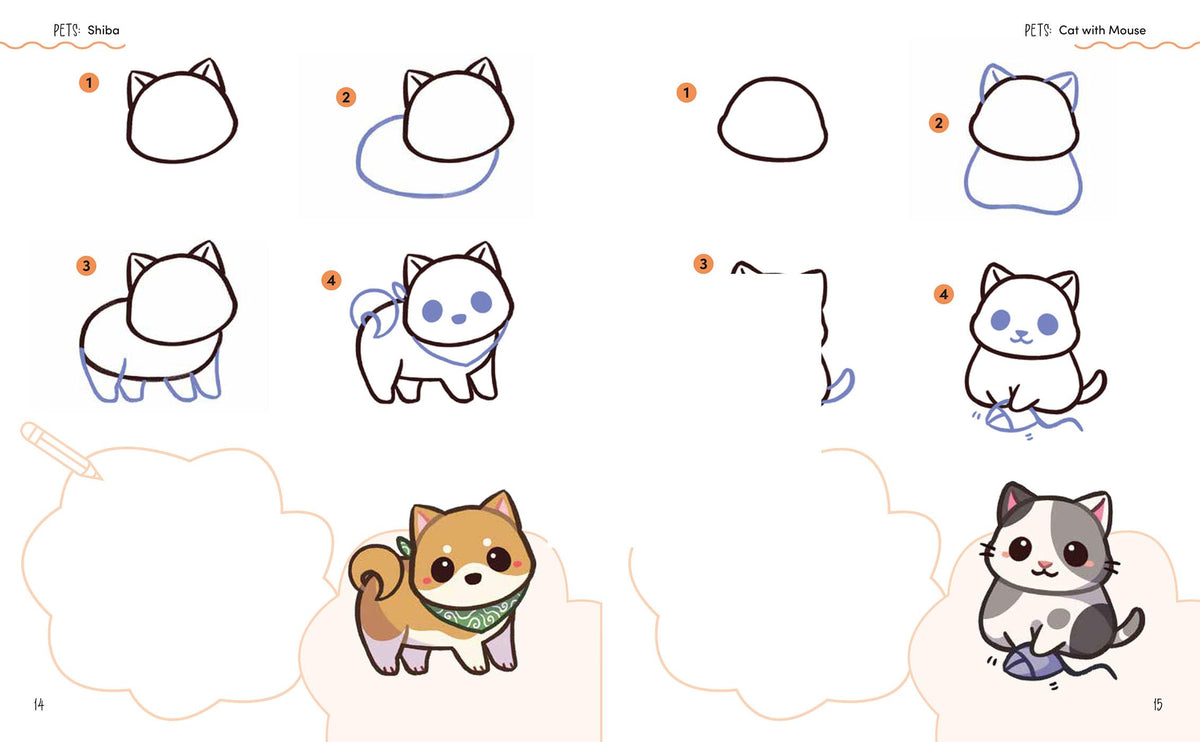 Search Press So Kawaii!: 100 Adorable Animals to Draw Step-by-Step 3