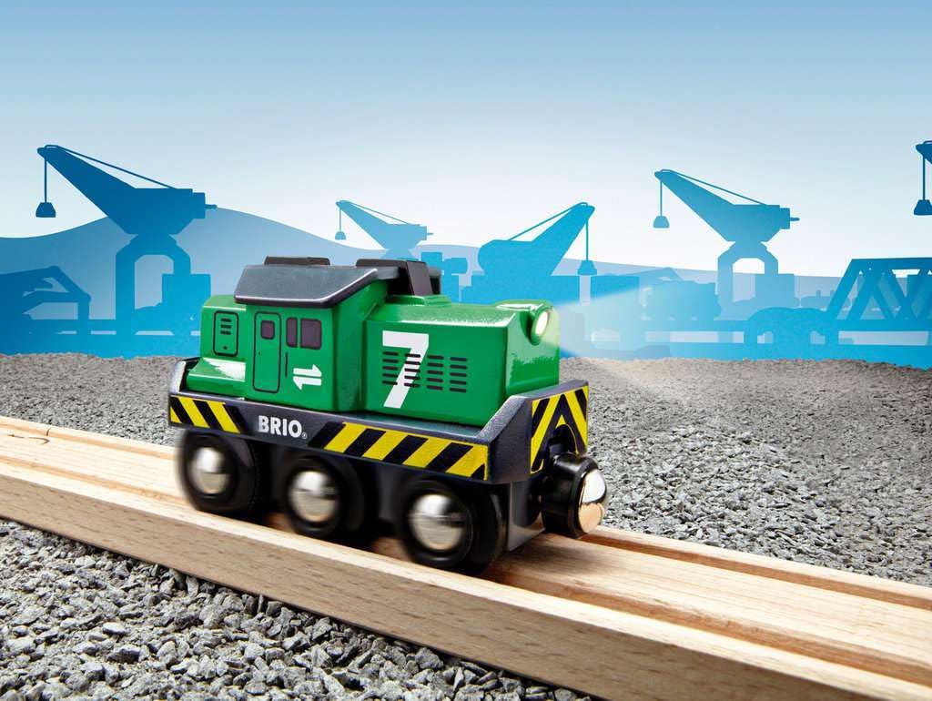 BRIO Battery Powered Freight Engine Train | Retro Design | Ages 3+ 2