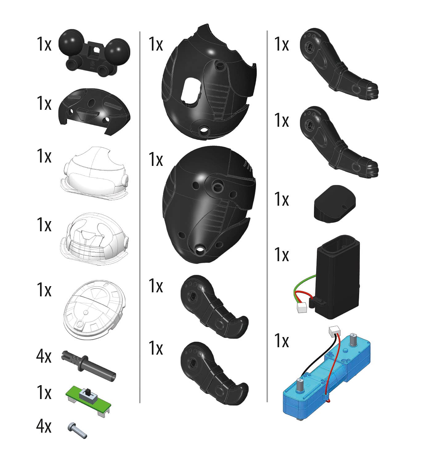 Clementoni Science Museum Rolling Bot Panda Kit - Build Your Own STEM Robot Toy (8+ Years) 3