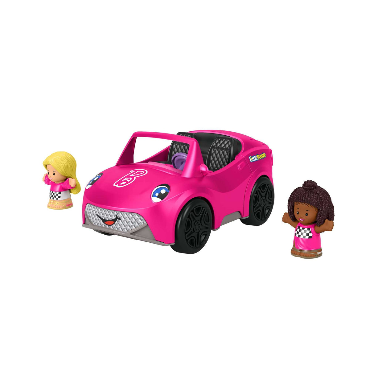 Barbie Convertible Vehicle - 2 Figures, Music & Sounds, Ages 18 Months to 5 Years