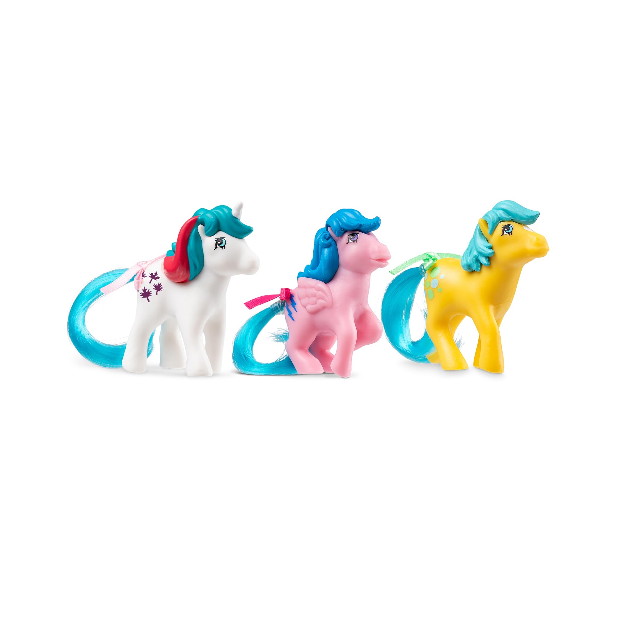 Basic Fun My Little Pony Mini Classics - 3 Pack | 2 Inch Figures | Generation 1 Inspired 3