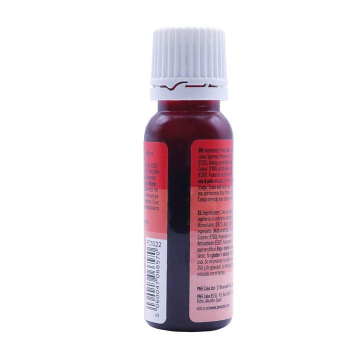 PME Natural Liquid Food Colouring - Red 25ml