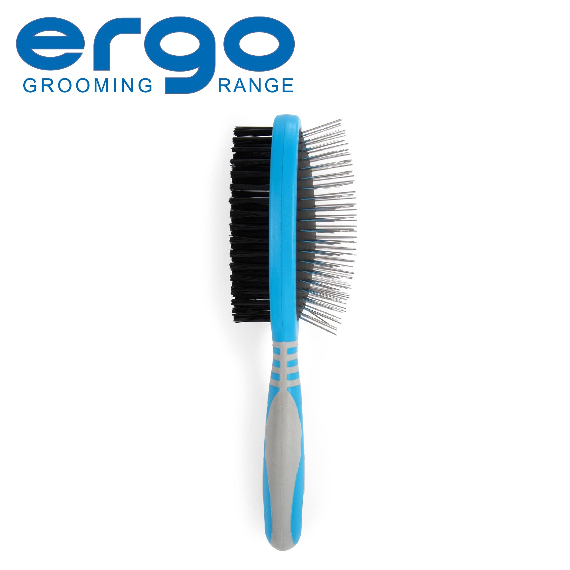 Ancol Ergo Double Sided Brush - Detangle and Smooth Coat | Pack of 1 3