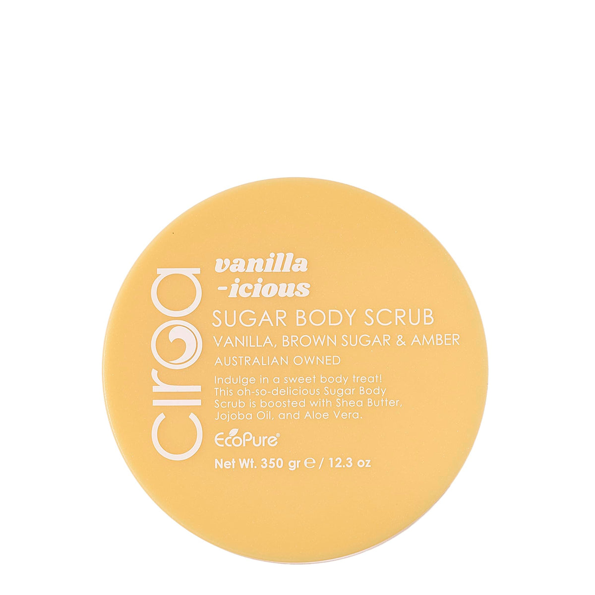 Ciroa Beauty Vanilla-icious Body Scrub 350g - Sugar & Salt Exfoliating Scrub