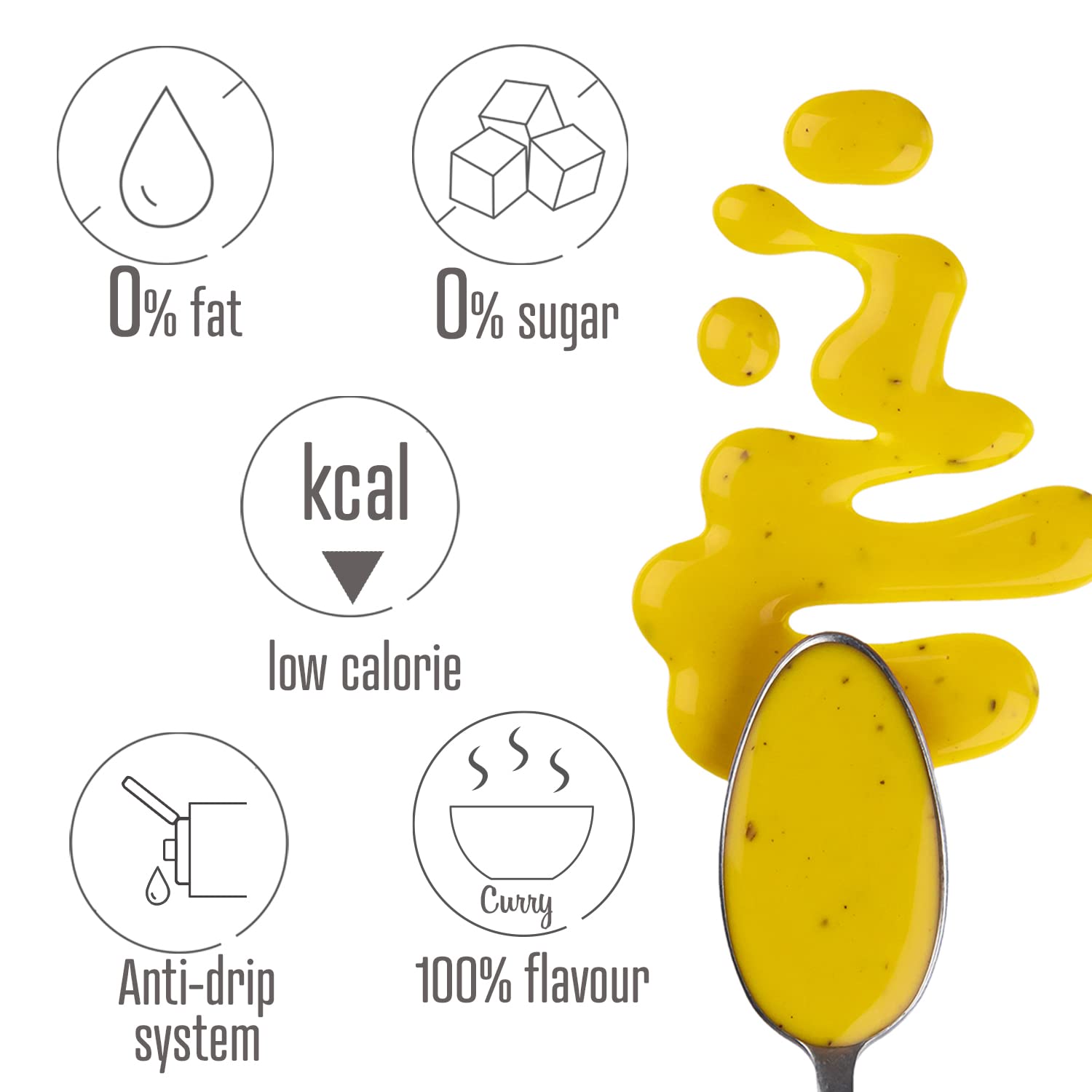 Weider Gourmet 0% Fat Curry Sauce - New Recipe | 265 ml 3